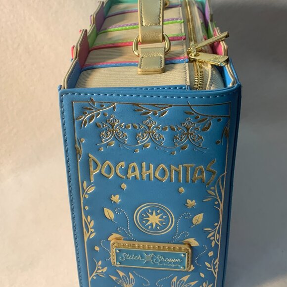 Disney Loungefly Stitch Shoppe Princess Books Volume 2 Crossbody Bag Purse NoPin - Picture 3 of 9